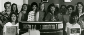 The ladies who worked at the answering bureau in 1954