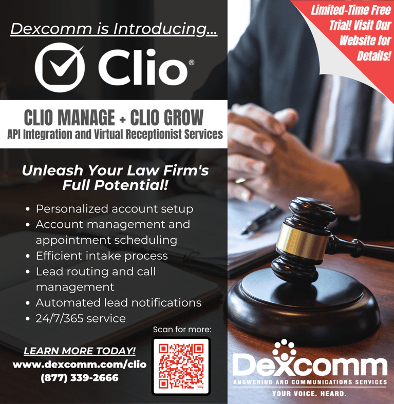 Streamline Your Law Practice by integrating Clio with an Answering Service