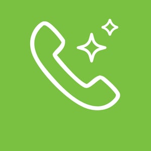 Phone with stars clipart
