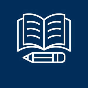 Book and pencil clipart